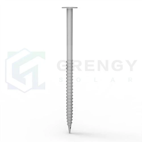Corrosion-Resistant Solar Piles Non-adjustable screw pile with little blades(001) Corrosion-Resistant Solar Piles Non-adjustable screw pile with little blades(001)