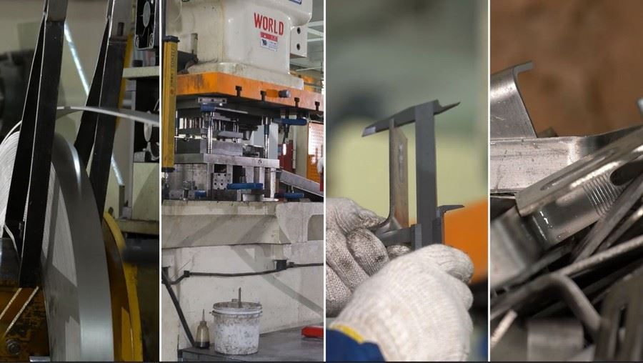 production of solar carport mounting system
