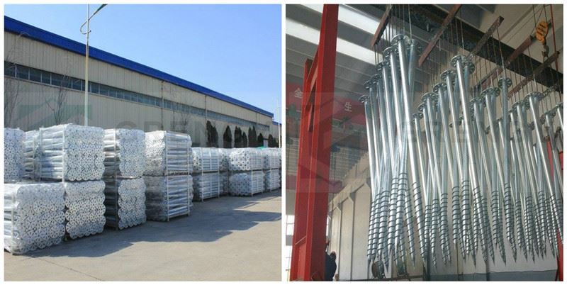 Quick-Install PV Foundations big blades screw piles foundation Quick-Install PV Foundations big blades screw piles foundation