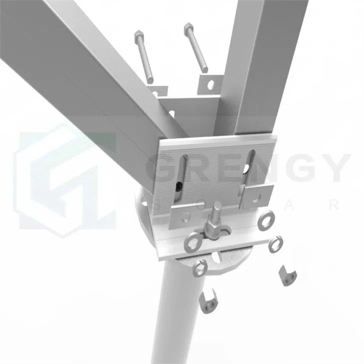 Ground PV Mounting Single Row
