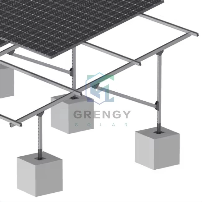 Concrete Based Ground Aluminum PV Mounting Bracket