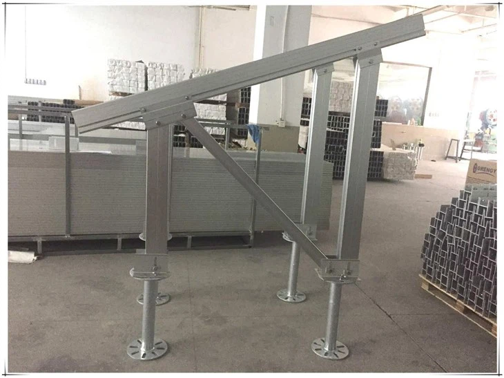 Heavy-Duty Aluminum Ground Racking System | Solar Panel Mounting Solutions