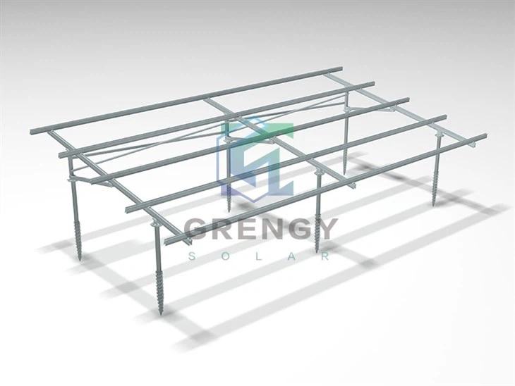 Hot Dip Galvanized Steel Solar Mounting Structure