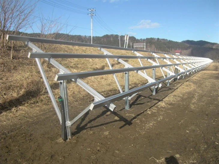 Hot Dip Galvanized Steel Solar Mounting Structure