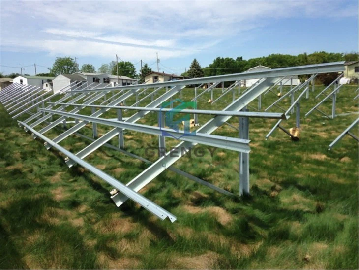 Hot Dip Galvanized Steel Solar Mounting Structure