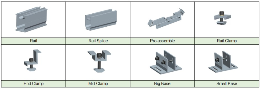 solar mount component