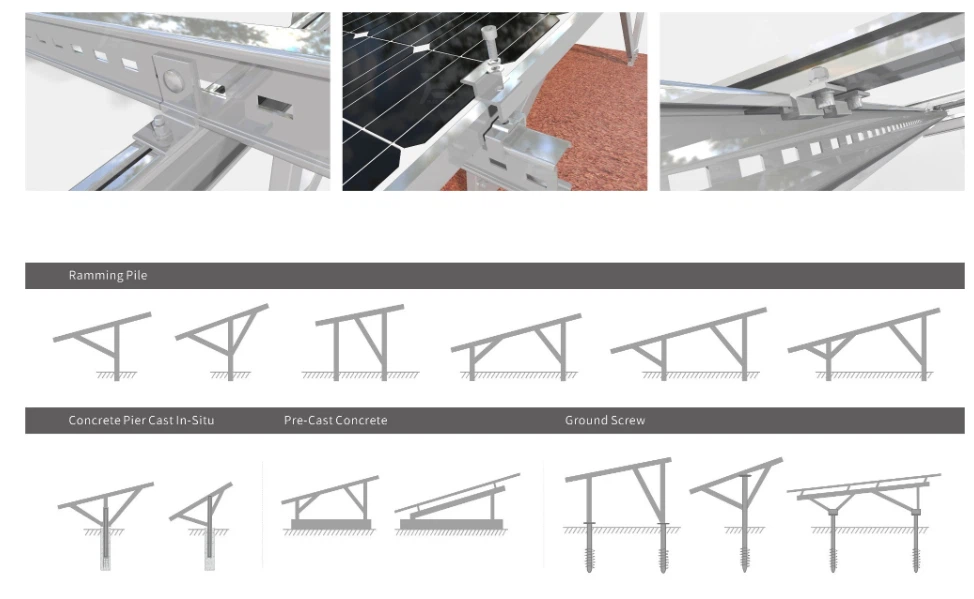 galvanized steel solar structure galvanized steel solar structure