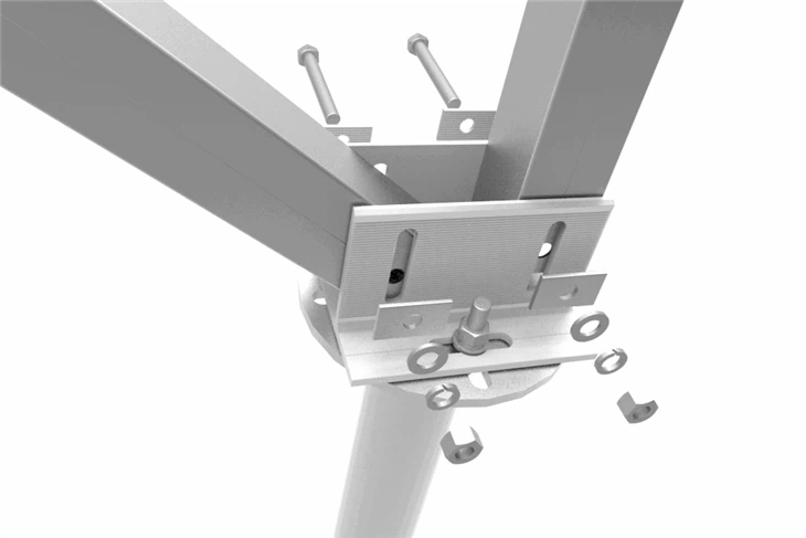 Screw Pile Foundation Framework System