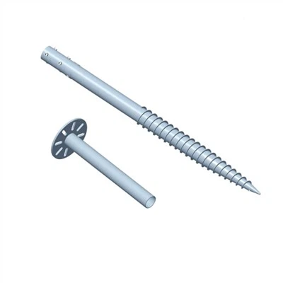 태양열 프로젝트를위한 지상 나사 극