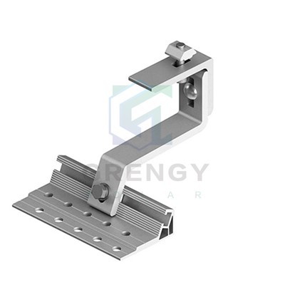 날씨 - 저항성 알루미늄 루프 후크 마운트 PV 시스템