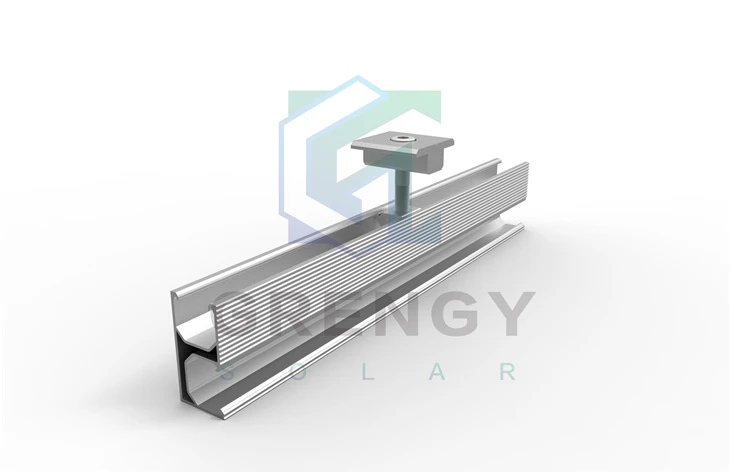 Solar Panel Roof Mounting Aluminum Rail