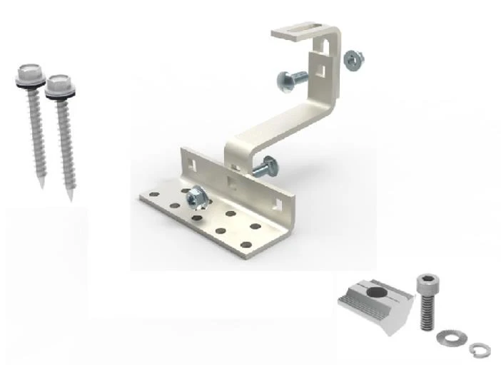 Stainless Steel 304 Solar Roof Hook For Tile Roof Mounting System factory