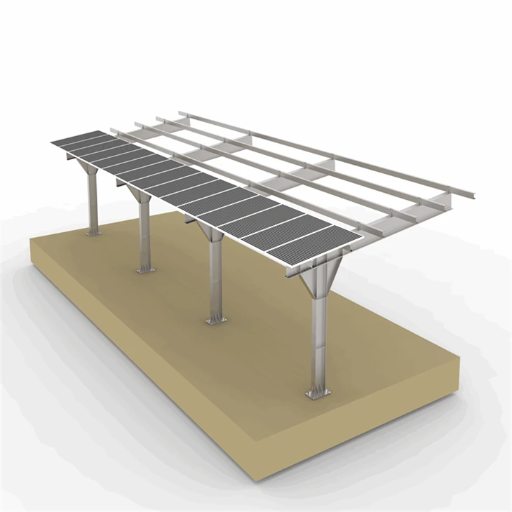 T Shaped Steel Carport For Solar Panels